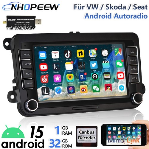 Dab android autoradio für vw - autoradio,