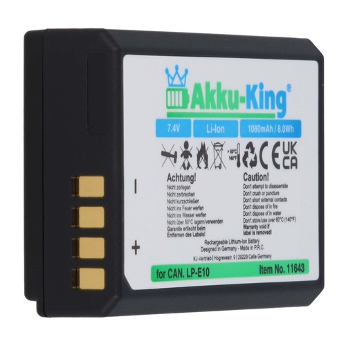 Akku king für canon - für,