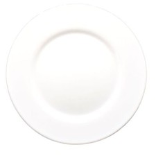 Dessertteller aus weißem Glas Ø19 cm Kuchenteller Gastro