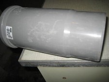 1 Langmuffe, HT Rohr, Rotstrichrohr, Abflussrohr, 110 mm