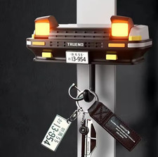 Schlüsselhalter im Auto-Look