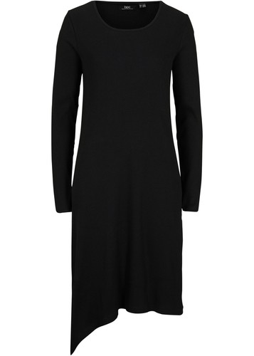Midikleid mit zipfelsaum - midikleid,