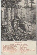 Ak Ilmenau/Kickelhahn um 1910 Goethe als Greis Erfurt Gotha Jena Weimar