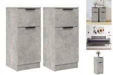Sideboards 2 Stk. Betongrau
