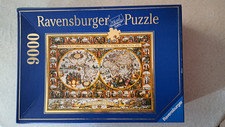 Puzzle 9000 Teile Pieter van den Keere Große Weltkarte 1611 Ravensburger
