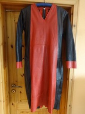 ECHT Lederkleid  rot -