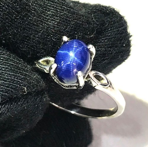 Schöner blauer stern saphir - schöner,