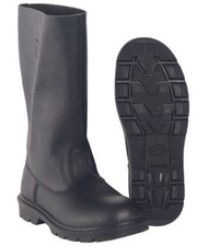 BW Schaftstiefel Knobelbecher Armee-Stiefel Leder fabrikneu