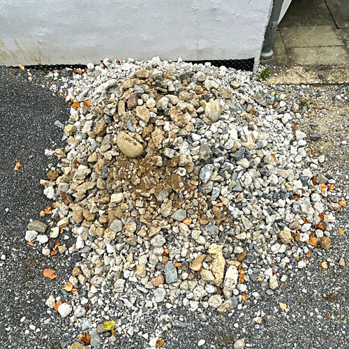 Mehrfarbiger kies schotter - mehrfarbiger, kies/schotter