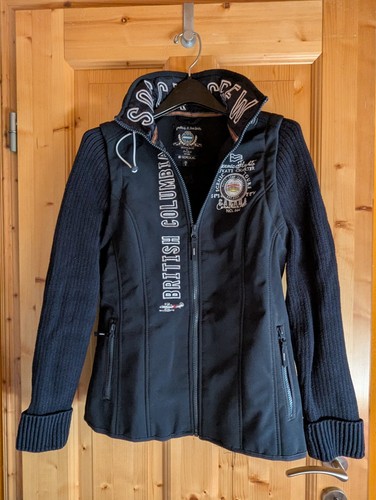 Damenjacke aus softshell mit - aus,