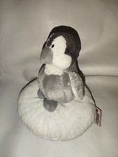 Nici Pinguin Kissen grau Stofftier Schmusetier Kuscheltier 17cm TOP 