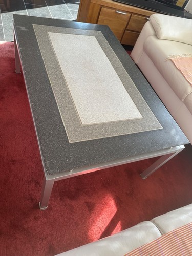 Couchtisch mit granitplatte - couchtisch,,