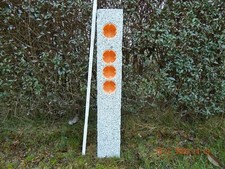 Gartensteckdose Granit Stele