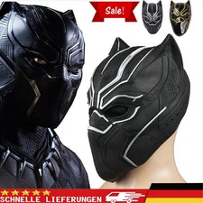 Marvel Superheld Black Panther Maske Cosplay Fancy Kostüme Halloween Geschenk