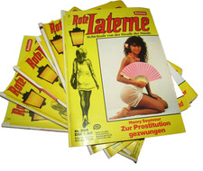 6 Rote Laterne Sittenromane Erotikgeschichten, Romanhefte, Verlag Pabel zh098