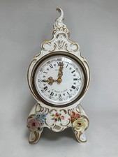 Porzellan Tischuhr Dresden