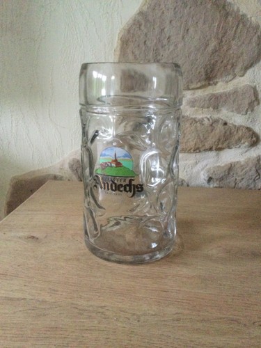 Bierkrug maß glas - 1, liter