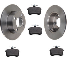 Audi 80 B4 1.9 TDI  Bremsscheiben Bremsen & Beläge HINTEN Hinterachse