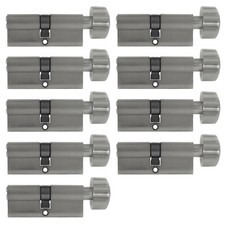 9x Knaufzylinder 90mm 45/45