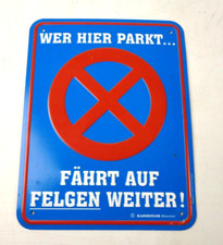 Verbotsschild Kunststoff  Parkverbot 22x17cm S-5300