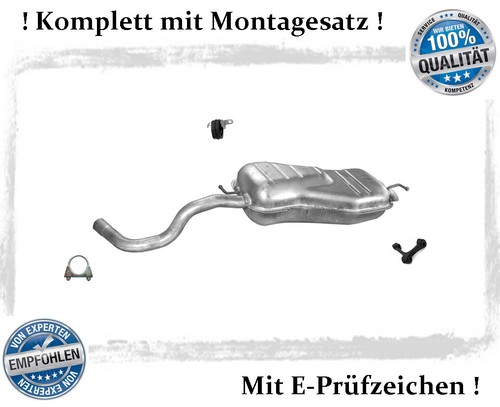 Endschalldämpfer golf 4 - endschalldämpfer,