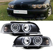 Angel Eyes D2S Xenon Scheinwerfer Schwarz Set passt für BMW E39 Facelift 00-03