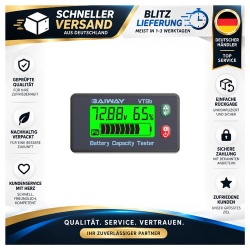 Batteriemonitor 120v mit - 8-120v,