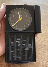 Braun AB 313 sl quartz Reiseweckuhr Wecker Zifferblattbeleuchtung + Taschenlampe