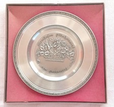 Zinnteller Wandschmuck Deko Zinn Alfred Knödler Etain Pewter 22 cm Geburtstag RS