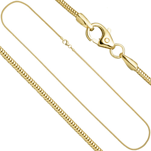 Schlangenkette 333 echt - mm,