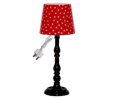 Stehlampe mit led schwarz - led, schwarz/rot