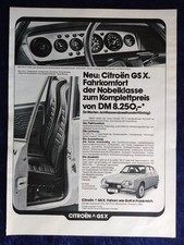 Citroen GS X, originale