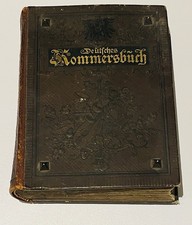 Deutsches Kommersbuch 1899 mit Biernägeln Achte Auflage Herdersche Verlag