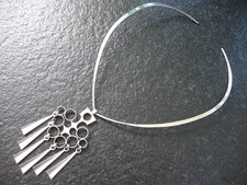 Collier Silber 925 David Andersen Norwegen Vintage Design groß und prächtig