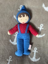 Käthe Kruse Puppe rot blau