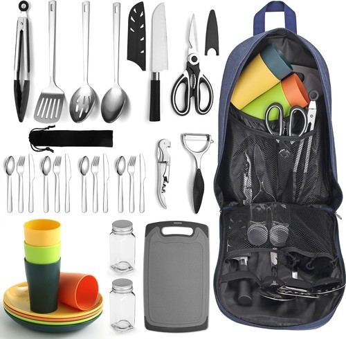 Camping kochutensilien set mit - camping-kochutensilien-set,