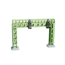 Signalbrücke Spur TT 2-Gleisig mit Ausfahrtsignal