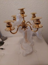 Kerzenständer für 5 Kerzen, Messing, 36 cm. Hoch - Noch Original verpackt - Neu