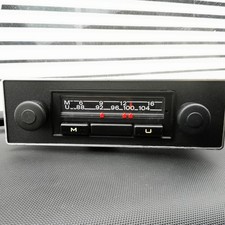 VW Audi Oldtimer Autoradio Braunschweig 2 kompl. +Einbau-Halterung TOP -geprüft!