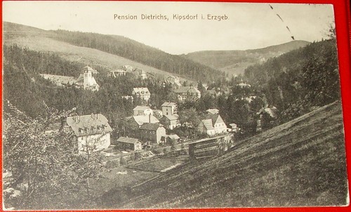 Kipsdorf 1915 feldpost - kipsdorf, pension