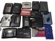 Sony Walkman Aiwa Panasonic Sanyo Konvolut 14x Kassetten MC Spieler Diktiergerät