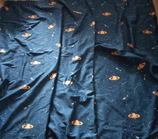 Vorhänge Gardine  mit Weltraum-Motiv  für Kinderzimmer 130x183 cm x2 Verdunklung