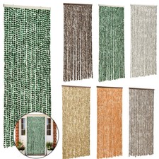 Fliegenschutz Flauschvorhang Terasse Türvorhang Camping Wohnwagen Balkon Tür DE