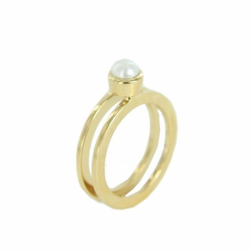 Skagen damen ring double perle - skagen,