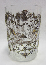 Historismus Glas - Ranftbecher