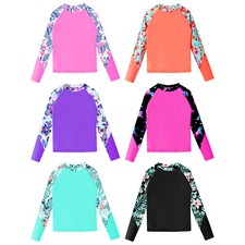 Kinder Mädchen Schwimmshirt