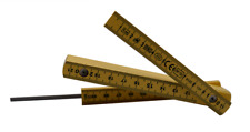 Tirette 1 Meter - Kunststoff - mit ausziehbarer Meßzunge - Cremefarben