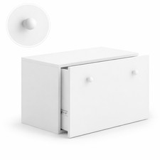 Weiße Spielzeugkiste Truhe