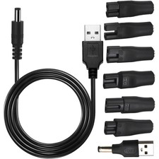USB Ladekabel 5V Ersatzkabel 7 Stück für elektrische Haarschneider Rasierer