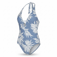 Barts  Blau Barts Damen Deltia Halter One Piece Badeanzug, blau, 38